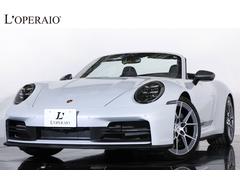 911 911カレラT カブリオレ 1オナ 左H 黒ハーフ革 黒幌 純正20/21インチAW フロントリフト スポ―ツクロノ スポエキ HDマトリクスLED スポーツシートプラス シートヒーター ブルーステッチ ボーズ PCMナビ 中古車画像