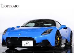 MC20 ベースグレード 走行300キロ OPカラー:ルーインフィニート 黒×青ハーフ革 カーボンブレーキ Fリフト ブラックルーフ カーボントリム カーボンコンビステア パドルシフト クルコン デジタルインナーミラー 中古車画像