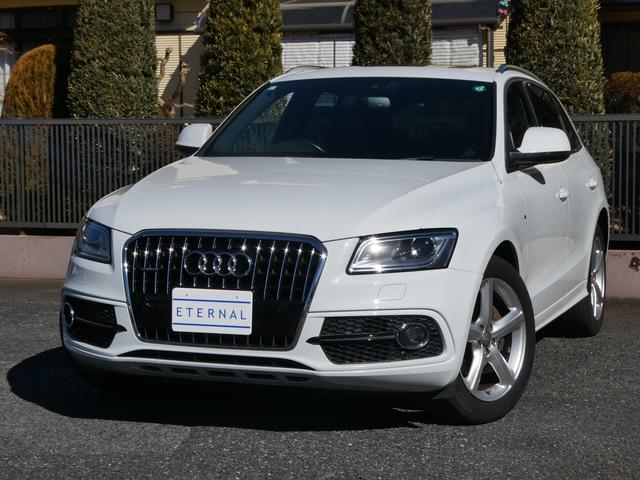 ２．０ＴＦＳＩクワトロ　Ｓライン　フルタイム４ＷＤ　２オーナ　禁煙　Ｓ記録９枚　アイスト　ハーフレザー　ＢＴ　走行中地デジ　純正１９ＡＷ　Ｂカメ　ビルシュタインＳ　ＦＲソナー　電動トランク　ＨＩＤ　パノラマＳＲ　ルーフレール