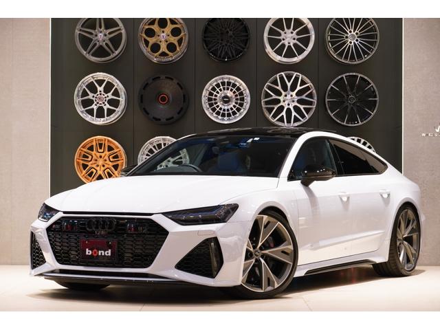 アウディ ＲＳ７スポーツバック ベースグレード　ワンオーナー　スペシャルボディカラー（スズカグレー）　ＡＫＲＡＰＯＶIntercoolerマフラー