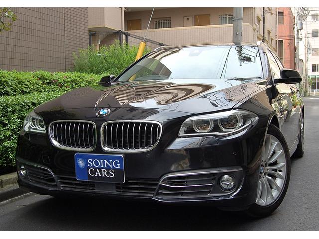 ５シリーズ(BMW) ５２３ｄツーリング　ラグジュアリー　黒革＆ウッドパネル　ＬＥＤヘッドライト　１８ＡＷ純正ナビ・ＴＶ（キャンセラー付　アクティブクルーズコントロール　パワーバックドア 中古車画像