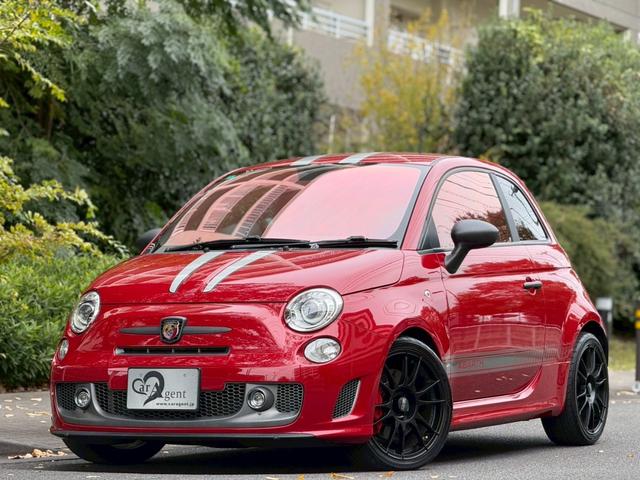 アバルト５９５(フィアット) コンペティツィオーネ　スコルピオ　６５台限定車／禁煙車／ボディフルプロテクションフィルム／ガラス３面ウルトラビジョンフィルム施工／Ｏ．Ｚレーシング１７インチＡＷ／アンドロイドナビ／バックカメラ／ＥＴＣ／ブレンボレッドキャリパー 中古車画像