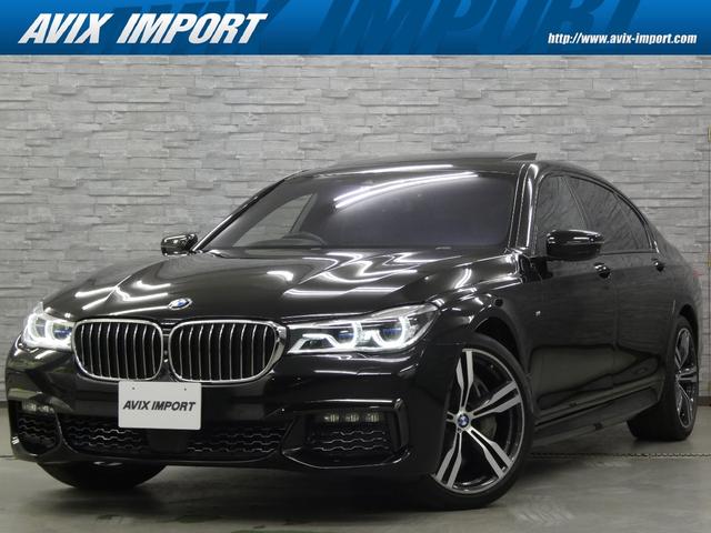 ｂｍｗ ７シリーズ７５０ｌｉ ｍスポーツ 右ｈ リアコンフォートｐｋｇ ｄアシスト スカイラウンジパノラマｓｒ 黒革 純正リアエンタ ｔｖ 全周 ３ｄカメラ ベンチレーション ハーマンカードン ソフトクローズ ｂｍｗレーザーライト ２０ａｗの中古車 車体価格428万円