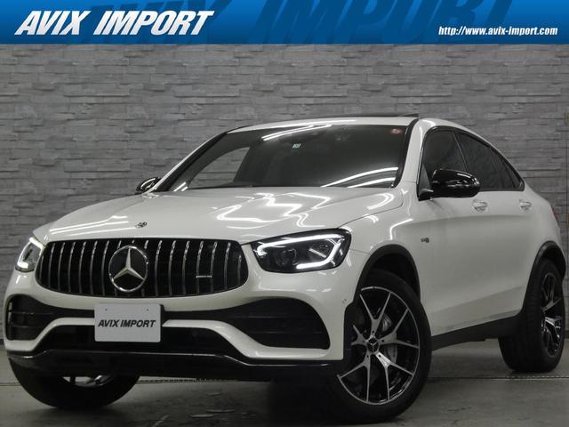 メルセデスＡＭＧ ＧＬＣ４３　４マチッククーペ　レザーＥＸＣ－ＰＫＧ　後期　ＲＳＰ　ＰＳＲ　黒革　ナビ　ＴＶ　全周囲Ｃ　ＰＴＳ　Ｐシート　ヒーター　Ｂｕｒｍｅｓｔｅｒ　キーレスゴー　フットトランクＬＥＤライト　ランニングボード　純正１９インチＡＷ