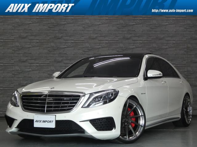 Ｓ６３　ロング　中期　ＭＢＣ　ＲＳＰ　ＰＳＲ　黒革　ナビ　ＴＶ　全周囲カメラ　ナイトビュー　ディストロ　Ｂｕｒｍｅｓｔｅｒ　ヒーター　ベンチレ　Ｐトランク　エアバランス　ＬＥＤライト　ＢＣＦＯＲＧＥＤ２２ＡＷ