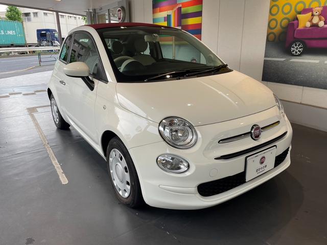 ５００Ｃ(フィアット) １．２　ポップ　元試乗車／生産終了モデル／アップルカープレイ／アンドロイドオート／ソフトトップカラー 中古車画像