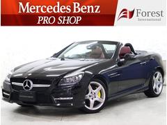 メルセデス・ベンツ　ＳＬＫ　ＳＬＫ３５０ブルーエフィシェンシー　ＡＭＧスポーツ＆ナッパフルレザー＆ユーティリティＰＫＧ　ベンガルレッド内装　マジックスカイバリオルーフ