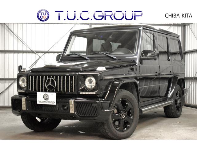 Ｇクラス Ｇ５５０　ラグジュアリーＰ　セーフティＰ　Ｖ８　７速　４ＷＤ　Ｇ６３仕様フロントバンパー　サンルーフ　全席ヒーター黒革　ＮＥＷ内装　ディストロ　ＢＳＭ　純正１８ＡＷ　ＰＴＳ　ハーマンＫ　地デジＢカメラ　２年保証