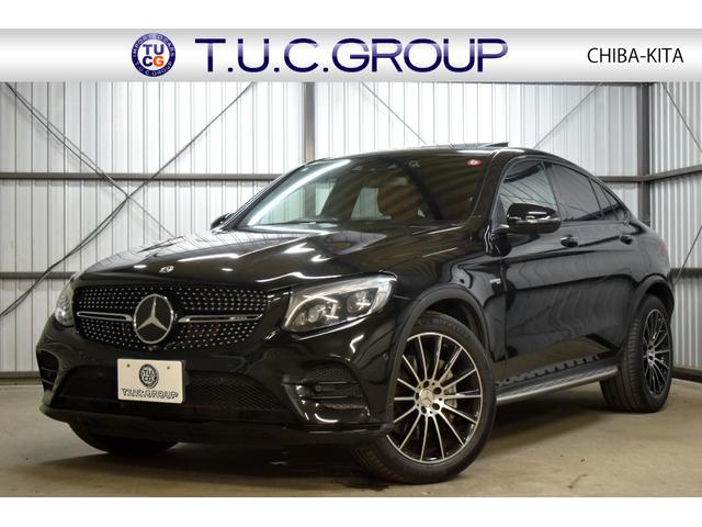 ＧＬＣ ＧＬＣ４３　４マチッククーペ　レザーエクスクルーシブ　レーダーＰ　ＭＥコネ　サンルーフ　全席ヒーター赤黒革　ディストロ　ＡＭＧエアロ２０ＡＷ　キーＧＯ　ＨＵＤ　サイドステップ　フットゲート　ブルメスター　地デジ３６０カメ　２年保証