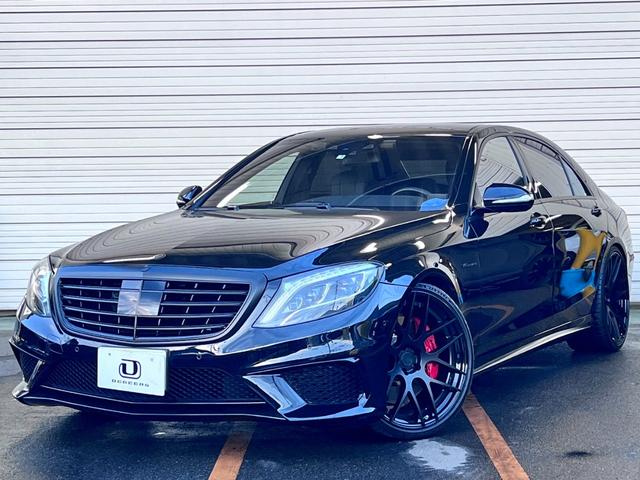 Ｓクラス Ｓ６３　ＡＭＧ　４マチックロング　ショーファーＰＫＧ　左ハンドル　黒革　サンルーフ