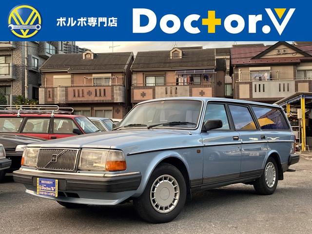 ボルボ ２４０ワゴン２４０ｇｌワゴン ２オーナー ブルーインテリア ｅｔｃ メッキモール 社外ｃｄデッキ シートヒーター 記録簿 保証付の中古車 車体価格229 8万円 1990年式 走行25 2万キロ 車体色ライトブルー 神奈川県相模原市南区上鶴間１ ８ ３ クラシックボルボ