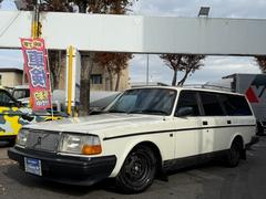 240ワゴン 240GLワゴン メッキモール メッキルーフラック ブラックレザー 社外CDデッキ ローダウン ETC シートヒーター 鉄ホイール 保証付 中古車画像