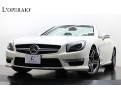 メルセデス・ベンツ　ＳＬ　ＳＬ６３　ＡＭＧ　ダイヤモンドホワイト　黒革