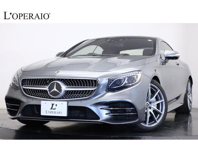 Ｓクラス(メルセデス・ベンツ) Ｓ５６０　クーペ　ＡＭＧライン　黒革　純正２０インチアルミ　クリスタルＬＥＤライト　ガラスルーフ　マジックボディコントロール　ダイヤモンドステッチ　マッサージ機能　ベンチレーター　ブルメスター　純正ＨＤＤナビ　全周囲カメラ　地デジ 中古車画像