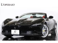 ローマスパイダー ベースグレード 左ハンドル カーボンLEDステアリング マグネライドサス フロントセクションプロテクションフィルム グロスブラックブレーキキャリパー ヘッドレスト跳馬刺繍 ブラックテールパイプ 中古車画像