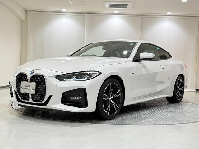 ４シリーズ(BMW) ４２０ｉクーペ　Ｍスポーツ　ブラックレザーシート　３６０度カメラ　アクティブクルーズコントロール　ハンズオフシステム　駐車支援システム　シートヒーター　純正ナビ　Ｂｌｕｅｔｏｏｔｈ　ＬＥＤヘッドライト　ＥＴＣ 中古車画像
