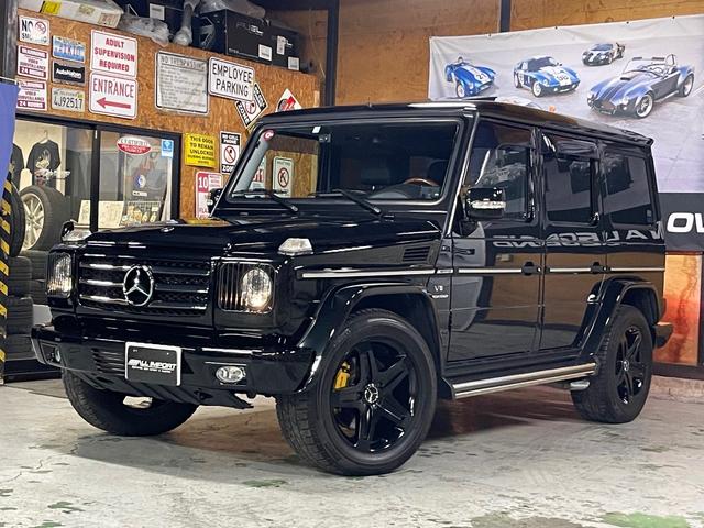 Ｇクラス（ゲレンデヴァーゲン）(AMG) Ｇ５５　ＡＭＧロング　後期５０７ＰＳ　黒レザー　パナソニック１０インチフローナビ　地デジ　Ｖ８コンプレッサー 中古車画像