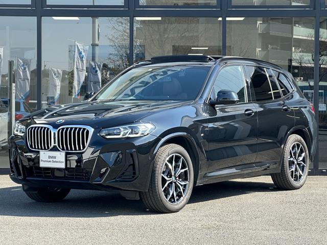 ＢＭＷ Ｘ３ ｘＤｒｉｖｅ　２０ｄ　Ｍスポーツ　１９インチＡＷ　アクティブクルーズコントロール　オートトランク　ステアリングヒーター　パノラマサンルーフ　トップビューカメラ　茶革パワーシート　シートヒーター　ウッドトリム　ヘッドアップディスプレイ