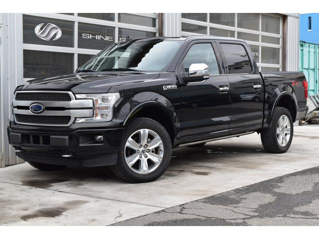 フォード Ｆ－１５０ 　プラチナム　スーパークルー　ＦＸ４オフロード＆７０１ＡテクノロジーＰＫＧ　３．５Ｌ　Ｖ６エコブーストツインターボ　本革パワーシート　シートヒーター＆クーラーパノラマルーフ　法人使用１オーナー禁煙車