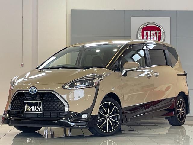 シエンタ(トヨタ) ハイブリッドG クエロ TRDエアロ/ナビTV/DVD/Bluetooth/USB/HDMI/ETC/全方位カメラ/ドライブレコーダー前後連動/TVキャンセラー/両側Pスライドドア/シートヒーター/LEDライト/フォグ 中古車画像