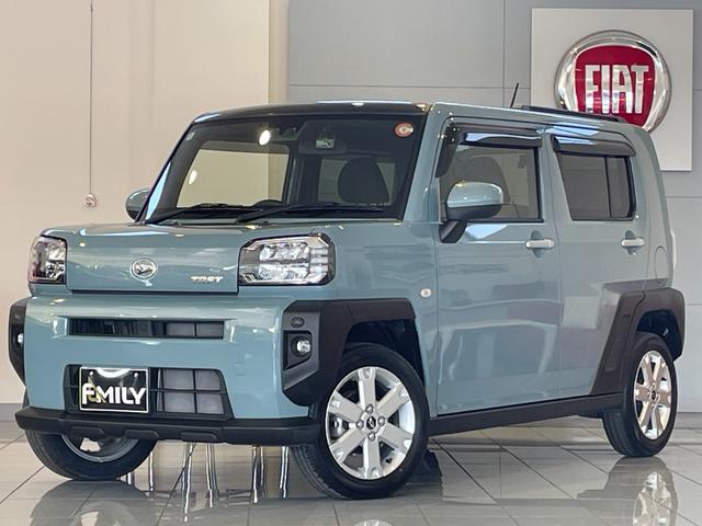 タフト(ダイハツ) Ｇ　ナビＴＶ／ＤＶＤ／Ｂｌｕｅｔｏｏｔｈ／ＵＳＢ／ＨＤＭＩ／バックモニター／ドラレコ前後／ＥＴＣ／前後ソナー／ＬＥＤライト／ＬＥＤフォグ／前席シートヒーター／衝突防止軽減装置／ガラスルーフ／ルーフレール 中古車画像