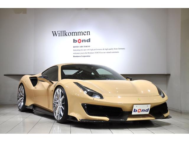 ４８８ピスタ ベースグレード　ＲＯＢＥＲＵＴＡリフタ　Ｂｒｉｌｌｉａｎｔマフラ　ＡＬ１３ＡＷ２１インチ２２インチ　ＮＯＶＩＴＥＣカーボンパーツ　Ｃａｐｒｉｓｔｏカーボンドアミラー　ｉｎｏｚｅｔｅｋフルラッピング　アップルカープレイ