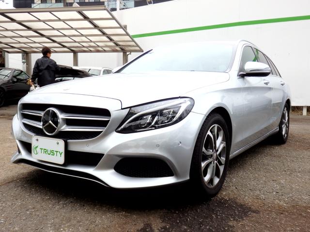Cクラスステーションワゴン(メルセデス・ベンツ)  ディーラー下取車 純正17インチAW ハーフレザーシート HDDナビ フルセグTV MSV Bカメラ PTS ETC LEDヘッドライト メモリーパワーシート レーダーセーフティPKG 中古車画像