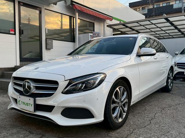 Ｃクラスステーションワゴン(メルセデス・ベンツ) Ｃ２００ステーションワゴン　アバンギャルド　ディーラー下取車　純正１７ＡＷ　ハーフレザーシート　ＨＤＤナビ　フルセグＴＶ　ＭＳＶ　Ｂカメラ　ＰＴＳ　ＥＴＣ　ＬＥＤヘッドライト　メモリーパワーシート　レーダーセーフティＰＫＧ　パワーバックドア 中古車画像