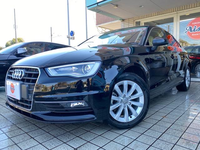 アウディ Ａ３セダン １．４ＴＦＳＩ　ベージュレザー・パワーシート・シートヒーター・ナビ・ＴＶ・バックカメラ・ＥＴＣ・ＡＣＣ・ＨＩＤ