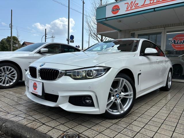 ＢＭＷ ４シリーズ ４２０ｉグランクーペ　Ｍスポーツ　１オーナー　シートヒーター　ＨＤＤナビＴＶ　　液晶メーター　新ＬＥＤヘッドライト＆テール　追従ＡＣＣ　レーンチェンジ警告　電動リアゲート　スマートキー　パドルシフト　前後ドラレコ