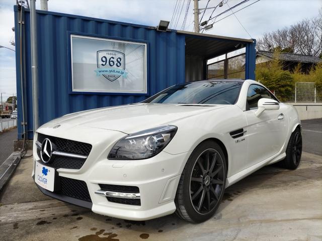 メルセデス・ベンツ ＳＬＫ ＳＬＫ３５０ブルーエフィシェンシー　ＡＭＧスポーツＰＫＧ　ＡＭＧ　ＳＬＫ５５純正パーツ使用