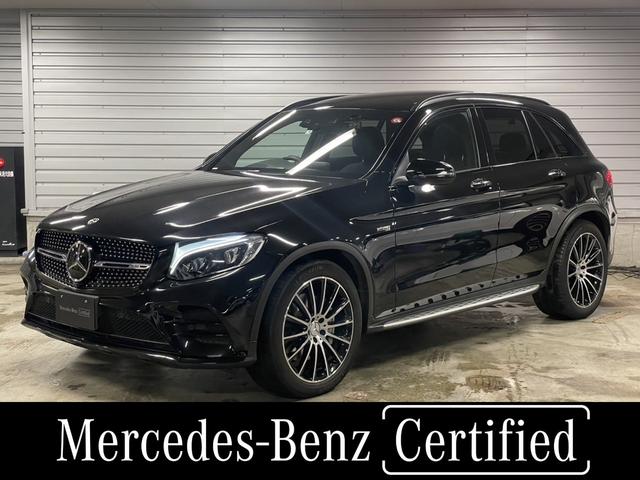 メルセデスＡＭＧ ＧＬＣ４３　４マチック　認定中古車　弊社下取　Ｖ６ツインターボ　四輪駆動　パノラミックスライディングルーフ　電動パワーシート　シートヒーター　オブシディアンブラック　ＥＴＣ　自動追従機能　左右独立空調