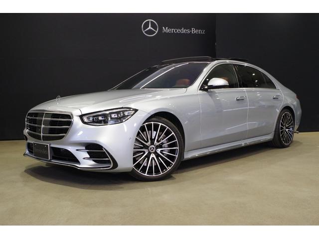 メルセデス・ベンツ Ｓクラス Ｓ５００　４マチックロング　ＡＭＧライン　認定中古車　３Ｄコックピットディスプレイ　３６０°カメラシステム　メモリー付きパワーシート　リア・アクスルステアリング　ハイテックシルバー