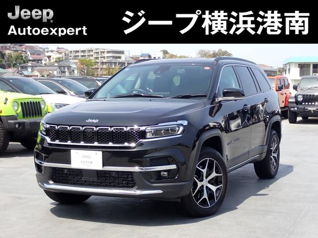 クライスラー・ジープ リミテッド　認定中古車　ジープ　コマンダー　リミテッド　４ＷＤ　ブラック　ワンオーナー車　アダプティブクルーズコントロール　ＥＴＣ２．０　ブラインドスポットモニター　ディーゼルエンジン　３列シート