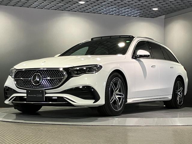 Ｅ２２０ｄステションワゴンアバギャルドＡＭＧラインＰ　認定中古車　オパリスホワイト　アドバンスドパッケージ　クリアランスソナー　アルミホイール　パノラマサンルーフ　ＡＴ　エアコン　パワーステアリング　パワーウィンドウ　ＭＰ２０２４０１