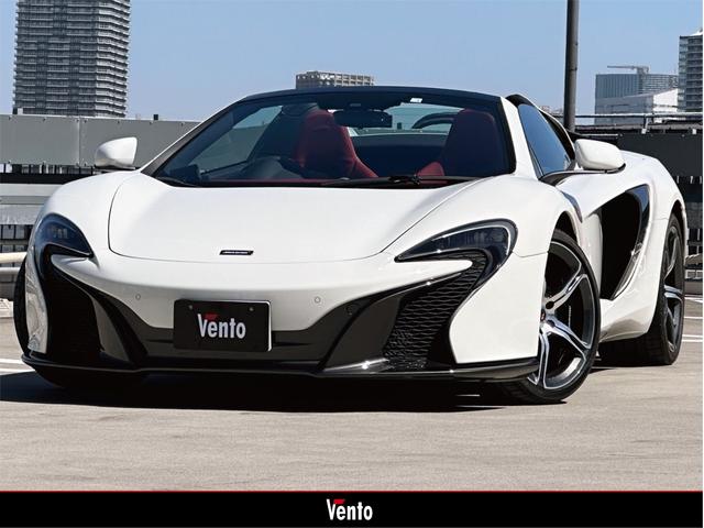 ６５０Ｓ スパイダー　正規ディーラー車　赤ハーフ革　カーボンウイング　　フロントリフト　コーナーセンサー　スポーツエキゾースト　バックカメラ　ＭＥＲＩＤＩＡＮ　Ｂｌｕｅｔｏｏｔｈ　ドライブレコーダー