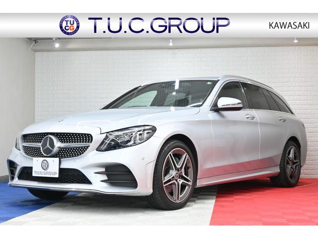 Ｃクラスステーションワゴン(メルセデス・ベンツ) 　ＡＭＧライン　レーダーＰ　Ｐスタ　ＡＣＣ　ＥＣＯ　黒革　ＨＤＤナビＴＶ　Ｃａｒｐｌａｙ　ＢＴオーディオ＆ＴＥＬ　Ｂカメラ　ＡＭＧエアロ＆１８インチＡＷ　自動Ｒゲート　ＬＥＤ　２年保証付 中古車画像