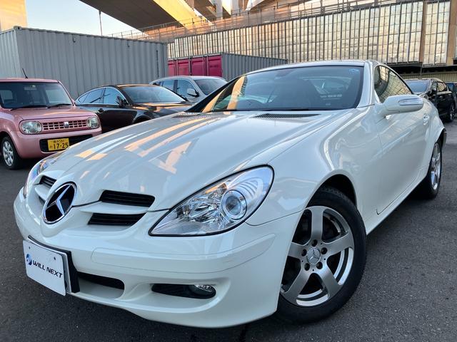 メルセデス・ベンツ ＳＬＫ 　ＥＴＣ純正ＡＷナビ黒革パワーシートヒーター