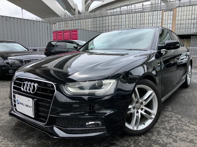 Ａ４(アウディ) ２．０ＴＦＳＩ　Ｓ−ＬＩＮＥパッケージ　ナビバックカメラＥＴＣハーフレザー禁煙ＴＶ 中古車画像