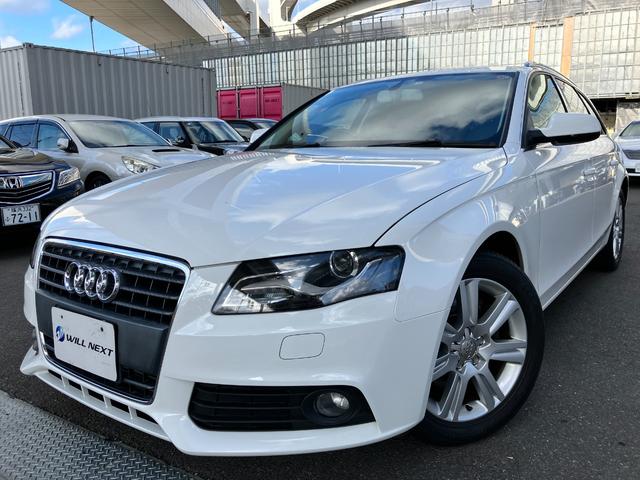 Ａ４アバント(アウディ) １．８ＴＦＳＩ　ＳＥ−ＰＫＧナビ黒革ＥＴＣ禁煙ウッド調パネルヒーター付 中古車画像