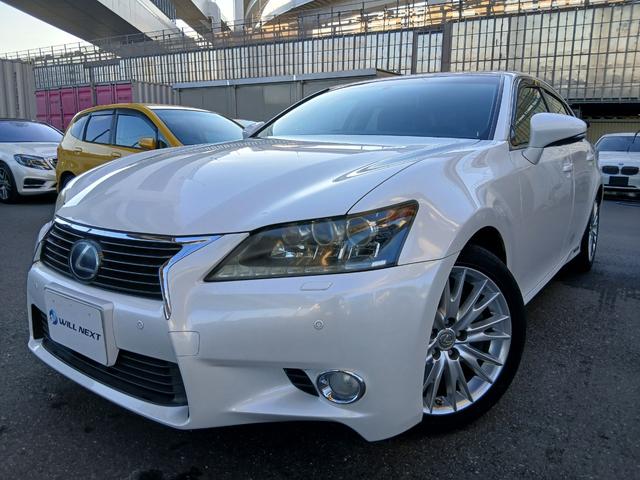 ＧＳ(レクサス) ＧＳ４５０ｈ　バージョンＬ　ナビバックカメラＥＴＣ黒革Ｂｌｕｅｔｏｏｔｈオーディオパドルシフト 中古車画像