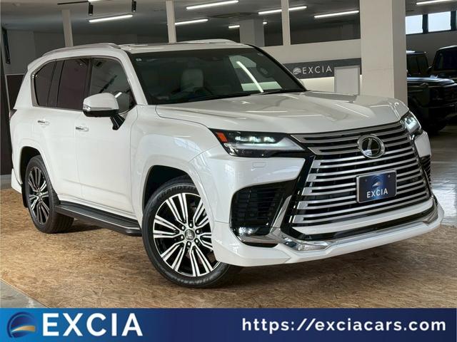 ＬＸ(レクサス) ＬＸ６００　４ＷＤ　モデリスタエアロ・セキュリティ・　　　マークレビンソン・リアエンターテイメント・クールボックス・ホワイト＆ダークセピア・デジタルインナーミラー・置き充電・ドラレコ前後 中古車画像