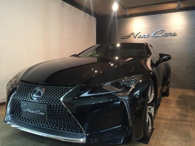 ＬＣ ＬＣ５００ｈ　Ｌパッケージ　ＯＰ２１インチ鍛造アルミホイール　ガラスパノラマルーフ　セミアニリン本革　プリクラッシュＬＫＡ　ＡＨＢ　レーダークルーズ　ＬＥＤヘッドランプ　ＬＣプレッミアムサウンド　バックガイドモニター　ＥＴＣ（1枚目）