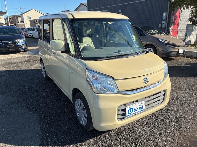 スペーシア(スズキ) Ｘ　グー保証、一年間、走行距離無制限付、グー故障診断付き、純正ナビ、ＴＶ、バックカメラ、ＥＴＣ、両側パワースライドドア、スマートキー、バッテリー新品交換付 中古車画像