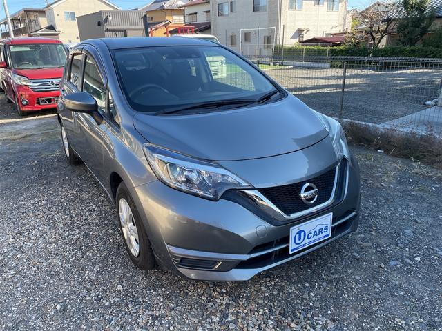 ノート(日産) Ｘ　衝突被害軽減装置付き、純正ナビ、ＴＶ、バックカメラ、ＥＴＣ、ドラレコ、スマートキー、バッテリー新品交換付 中古車画像