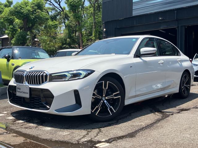 ３シリーズ(BMW) ３１８ｉ　Ｍスポーツ　弊社デモレンタ　後期ＬＣＩモデル　３６０度カメラ　ハンズオフ追従クルーズコントロール　シートヒーター　パワーシート　ＡｐｐｌｅＣａｒＰｌａｙ　衝突被害軽減ブレーキ　１８インチＡＷ　禁煙車　ＥＴＣ 中古車画像