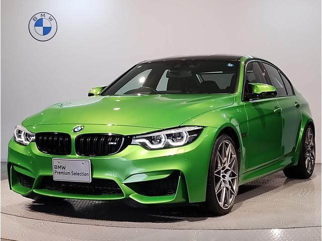 ＢＭＷ Ｍ３ Ｍ３セダン　コンペティション　インデビジュアルカラー国内限定３台　パワーシート　ヒートヒーター　ヘットアップディスプレイ　ハーマンカードン　Ｍロジック　衝突軽減ブレーキ　レーンディパーチャー　レーンチェンジウォーニング　ＨＤＤナビ