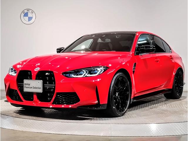 M3セダン（BMW）Ｍ３　５０ｔｈアニバーサリーリミテッド　６速ＭＴ　１０台限定車　ブラックレザー　レーザーライト　シートヒーター　ヘッドアップディスプレイ　カーボンルーフ　Ｍスポーツシート　Ｍシートベルト　レッドキャリパー　フルセグＴＶ 中古車画像