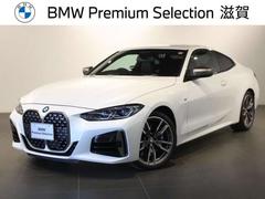 ４シリーズ Ｍ４４０ｉ　ｘＤｒｉｖｅクーペ　ミネラルホワイト／認定中古車／モカブラウンレザー／１９インチ純正アロイホイール／被害軽減ブレーキ／アクティブクルーズコントロール／フロントパワーシート／フロントシートヒーター／ＥＴＣ内蔵ルームミラー