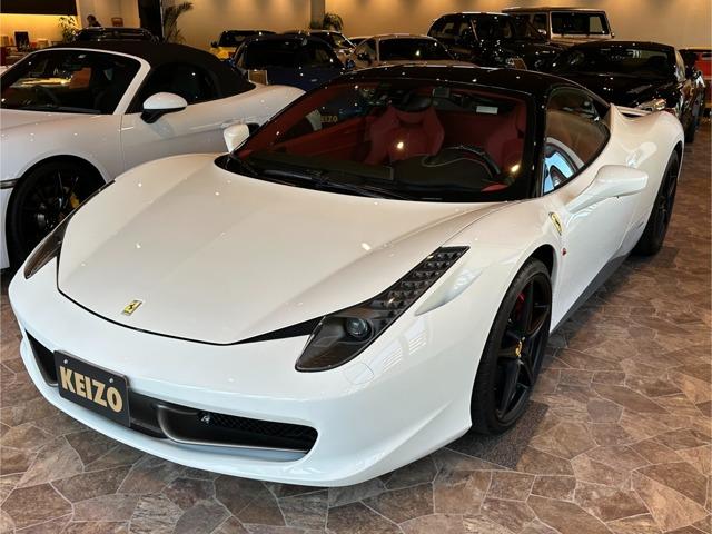 ４５８イタリア(フェラーリ) ベースグレード　Ｆ１　ＤＣＴ　（パールホワイト） 中古車画像